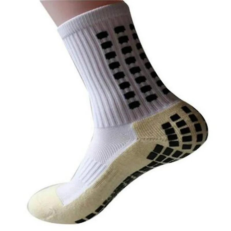 A Pair Anti Slip Soccer Socks For Athletic Running Socks Non Slip Breathable