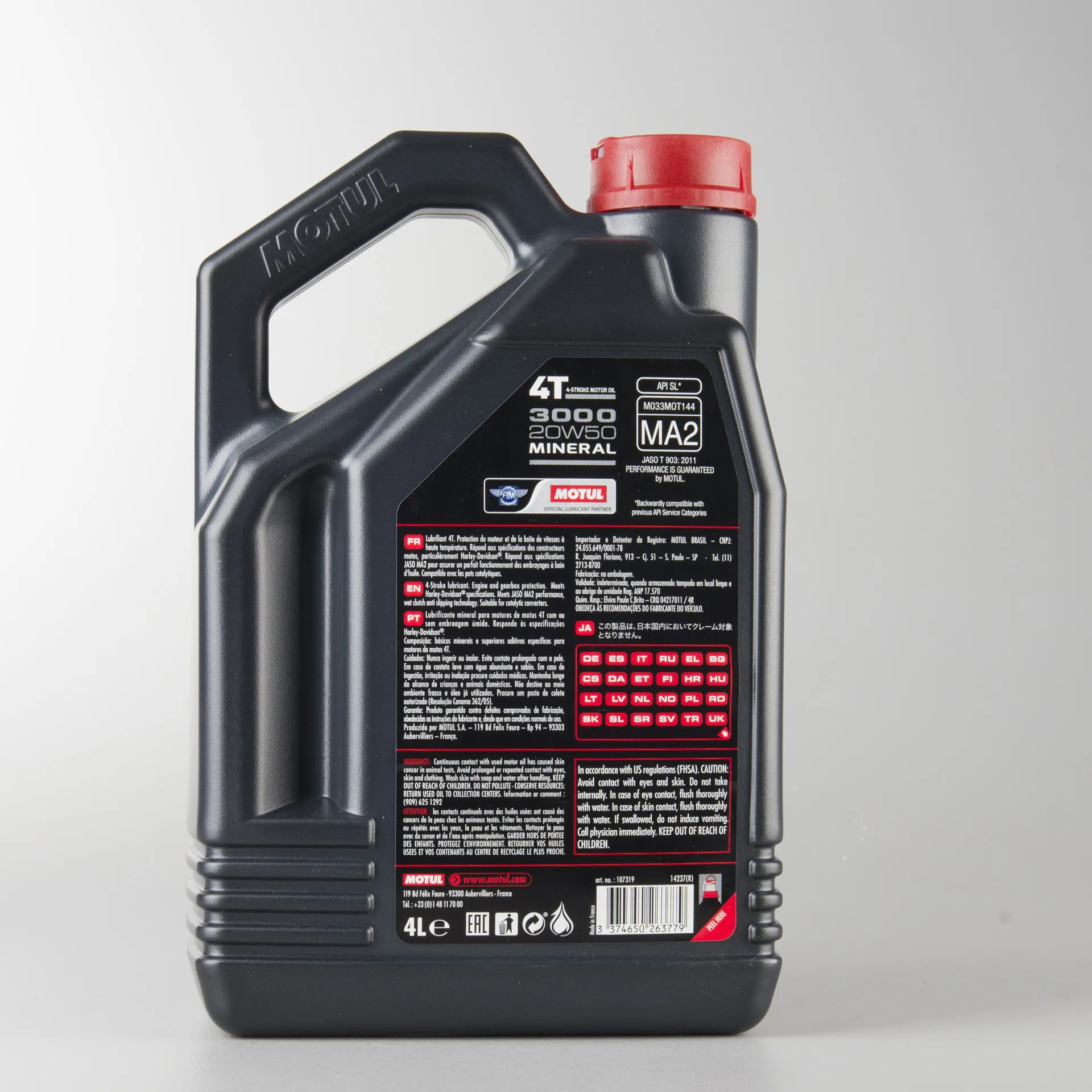 Aceite de Motor Motul 4T 3000 Mineral 4L