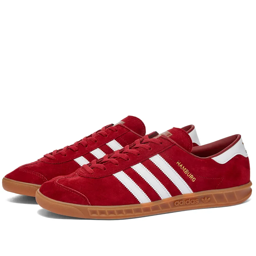 ADIDAS HAMBURG RED, WHITE & GUM