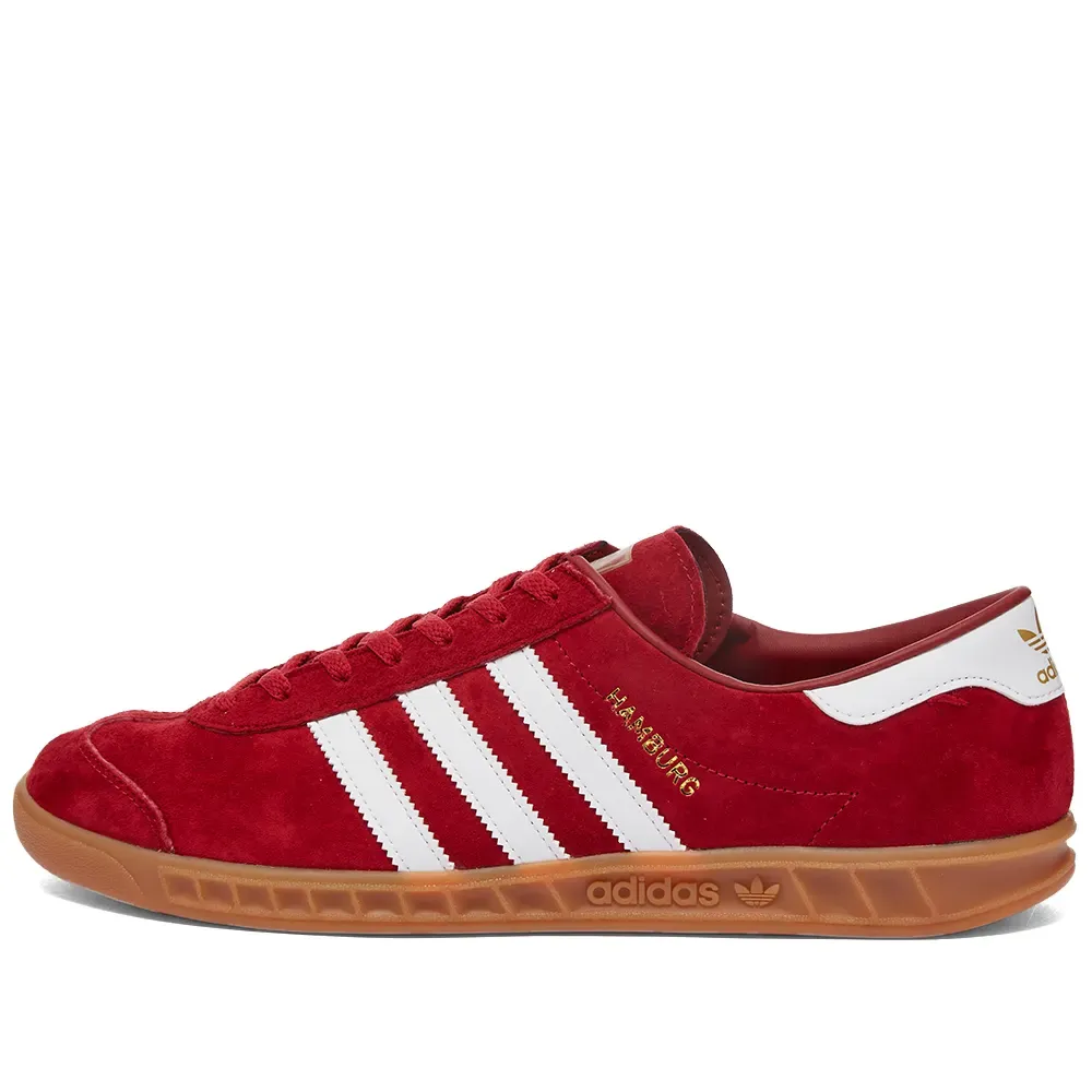 ADIDAS HAMBURG RED, WHITE & GUM