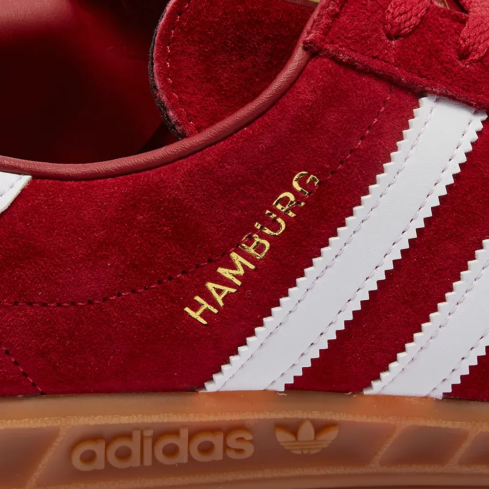 ADIDAS HAMBURG RED, WHITE & GUM