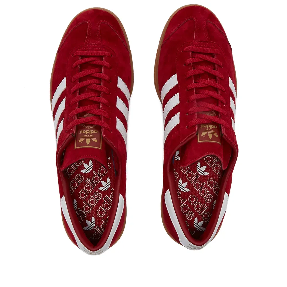 ADIDAS HAMBURG RED, WHITE & GUM