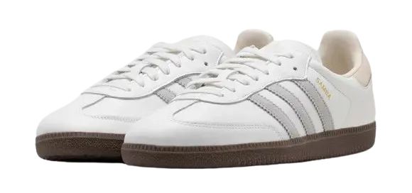 ADIDAS SAMBA OG CORE WHITE, GREY TWO, CREAM WHITE