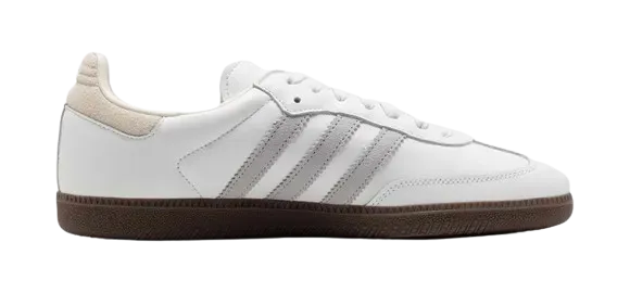 ADIDAS SAMBA OG CORE WHITE, GREY TWO, CREAM WHITE