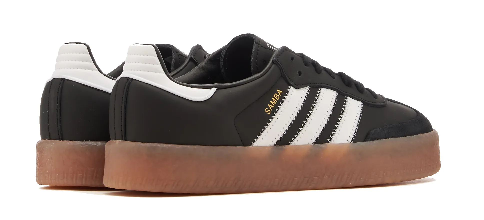 ADIDAS SAMBAE CORE BLACK, CLOUD WHITE & GOLD METALLIC