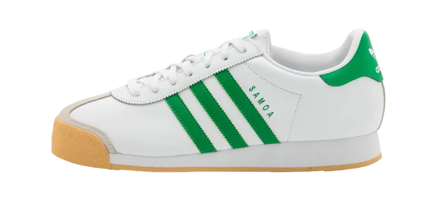 ADIDAS SAMOA CLOUD WHITE, GREEN & OFF WHITE