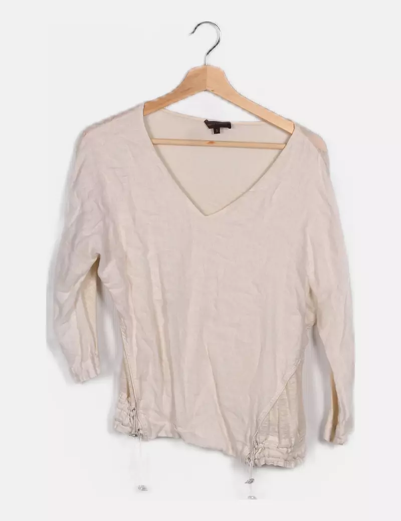 Adolfo Dominguez Blusa beige casual