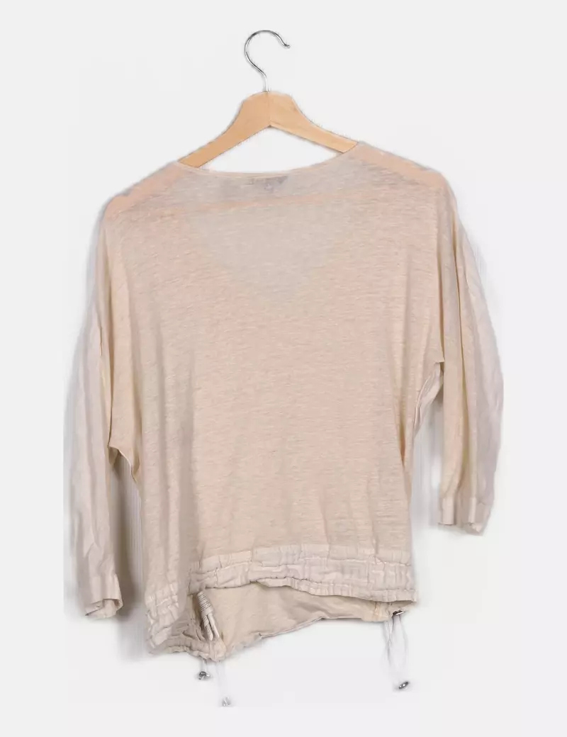 Adolfo Dominguez Blusa beige casual