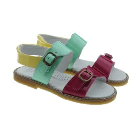 ANDANINESSandalias niña charol multicolor 201264