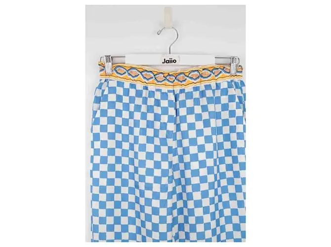 Autre Marque Pantalón recto azul 