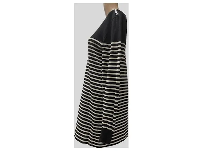 Azzaro Vestido de Cashemire Negro 