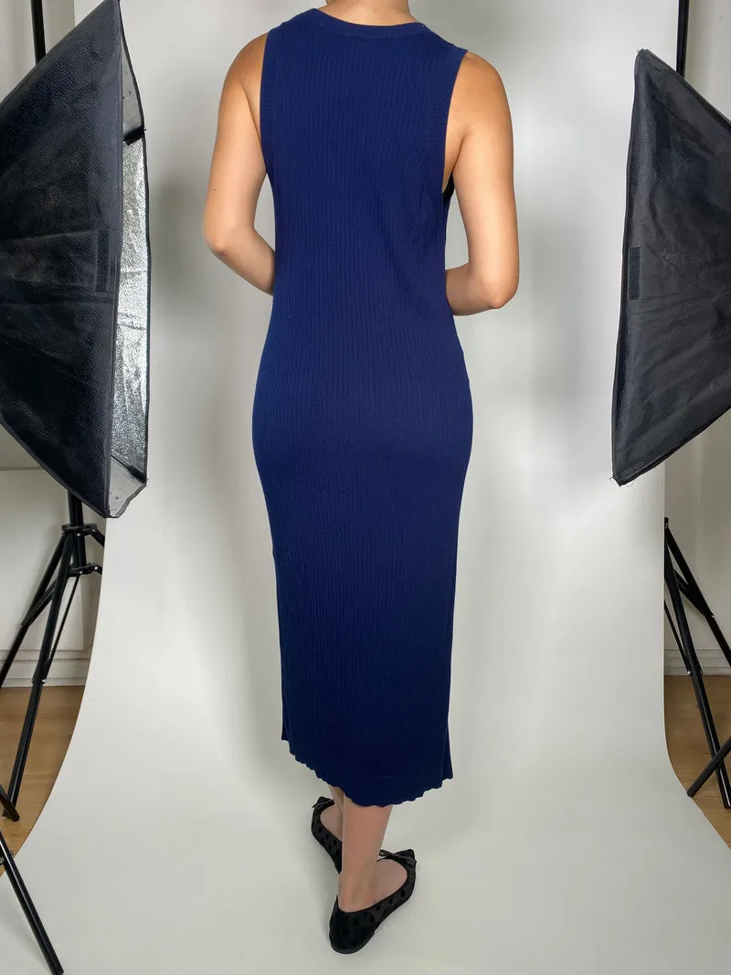 BANANA REPUBLIC Vestido Maxi Azul