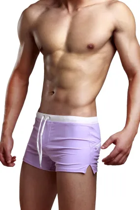 Bañador boxer hombre morado