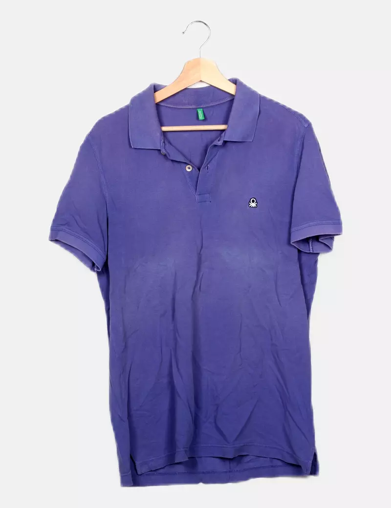 Benetton Polo morado casual