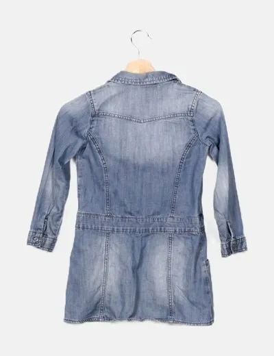 Benetton Vestido azul denim