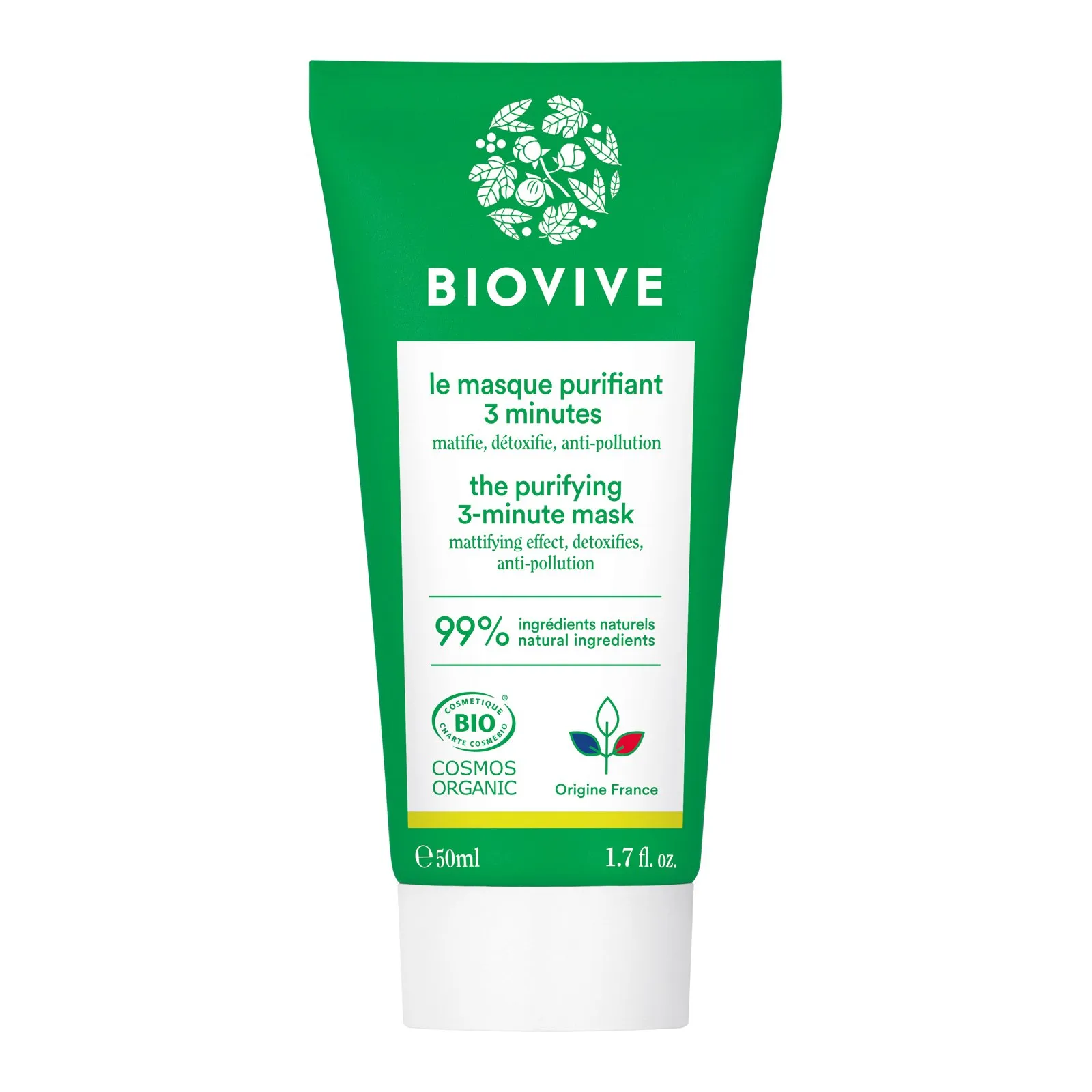 BIOVIVE Mascarilla purificante 3 minutos