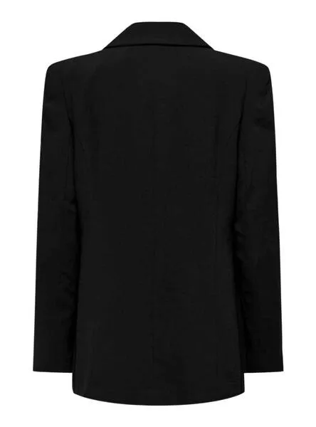 Blazer Only Gry Botones para Mujer Negra