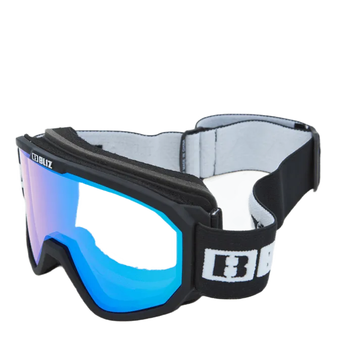 Bliz Active Rave Jr Matt Black W White Logo