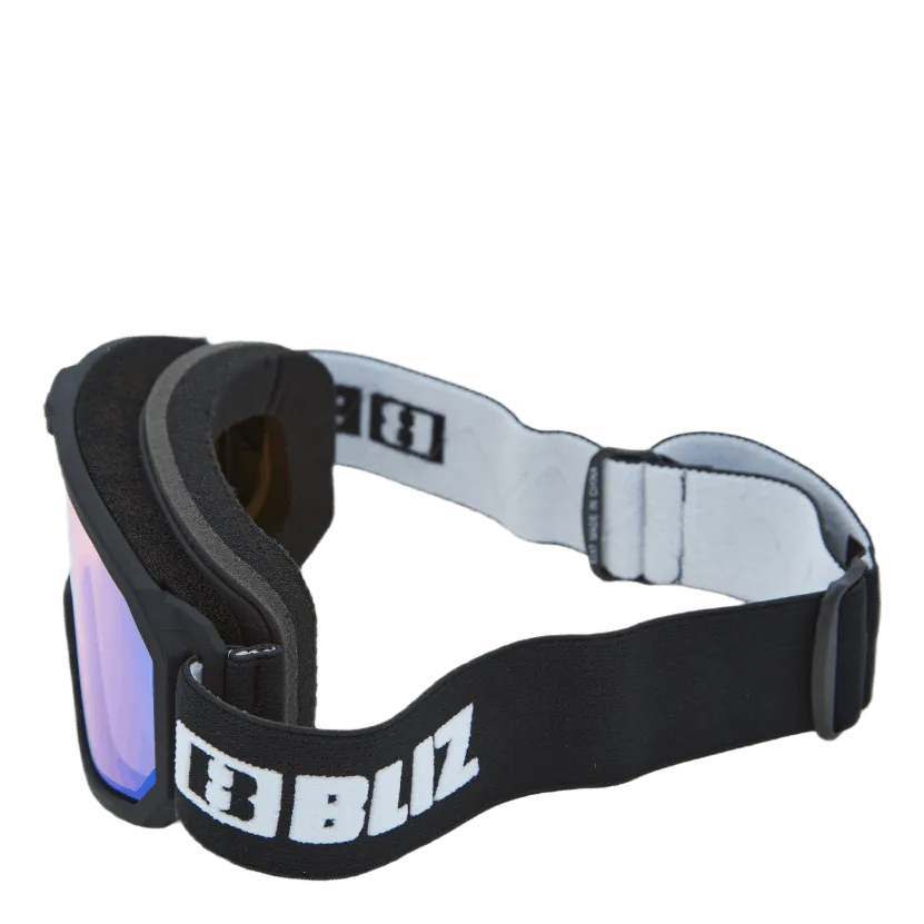 Bliz Active Rave Jr Matt Black W White Logo