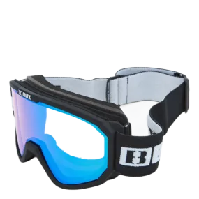 Bliz Active Rave Jr Matt Black W White Logo