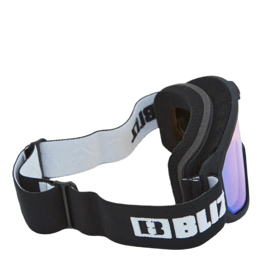 Bliz Active Rave Jr Matt Black W White Logo