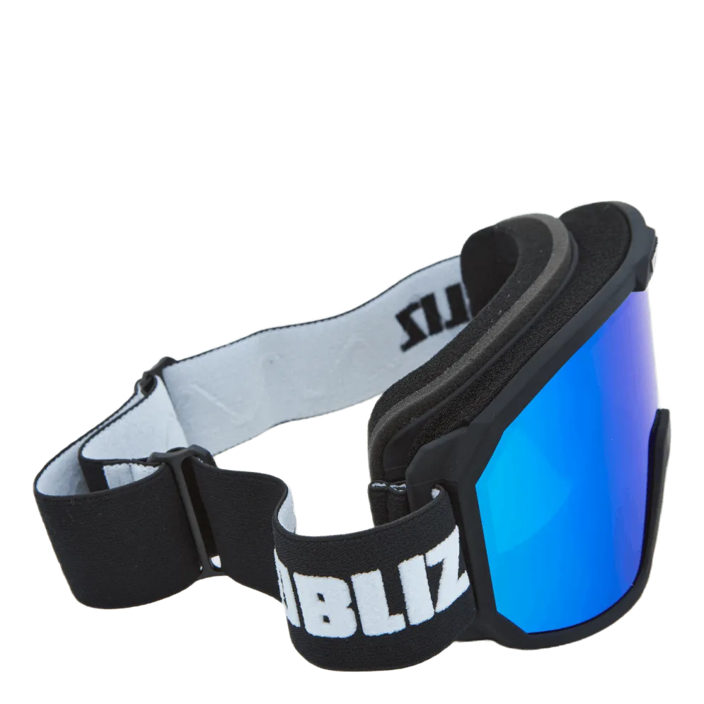 Bliz Active Rave Matt Black W White Logo