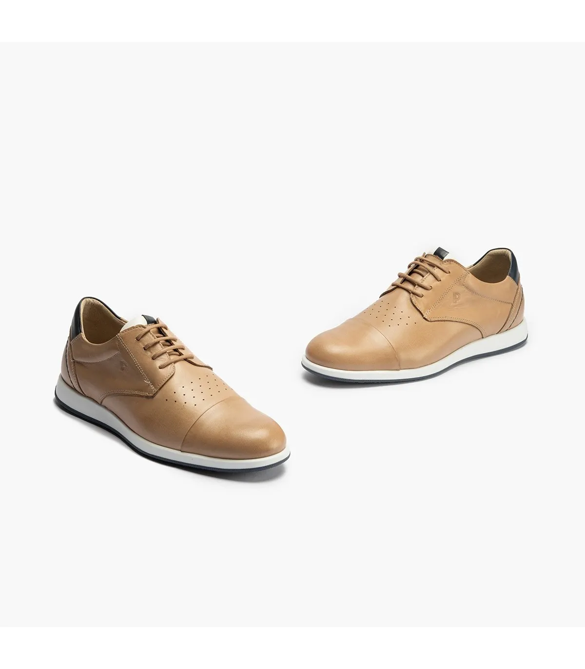 Blucher casual hombre puntera BEIGE