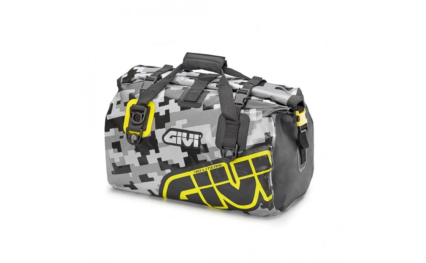 Bolsa Sillín Givi Impermeable 40Lts Gris Amarillo |EA115CM|