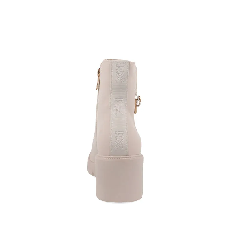 Botin Casual Xxti color Beige para Mujer