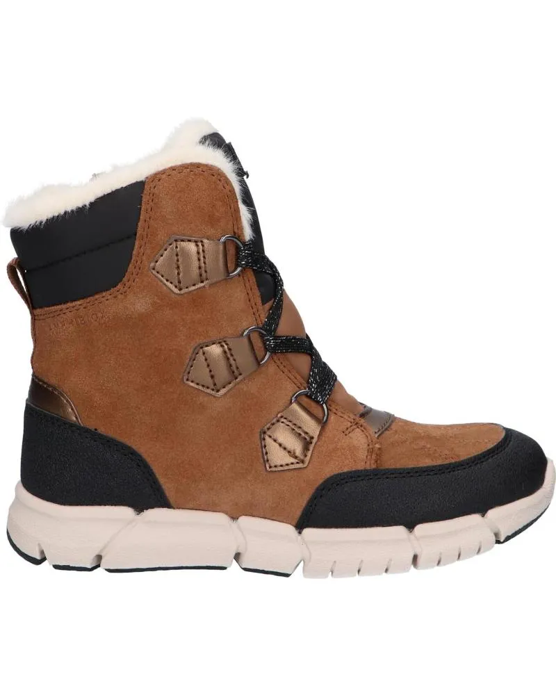 Botines de Mujer y Niña GEOX J16APA 022FU J FLEXYPER C6175 WHISKY