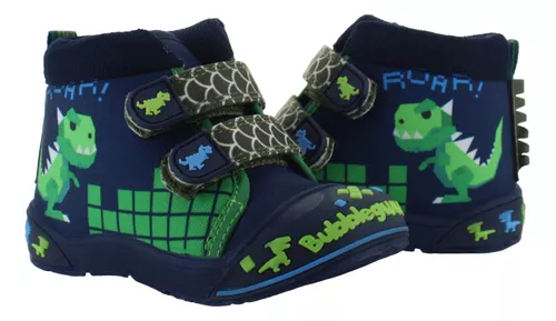 Bubble Gummers Botita Casual Dinosaurio Contactel Niño 87090