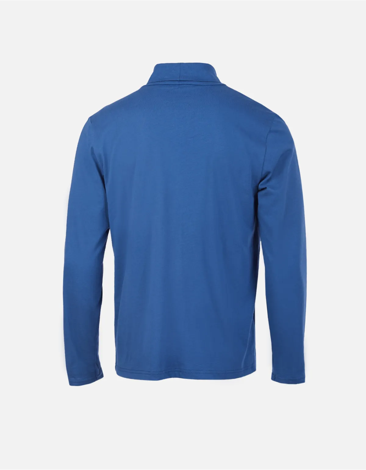 Cafarena slim fit cuello alto azul