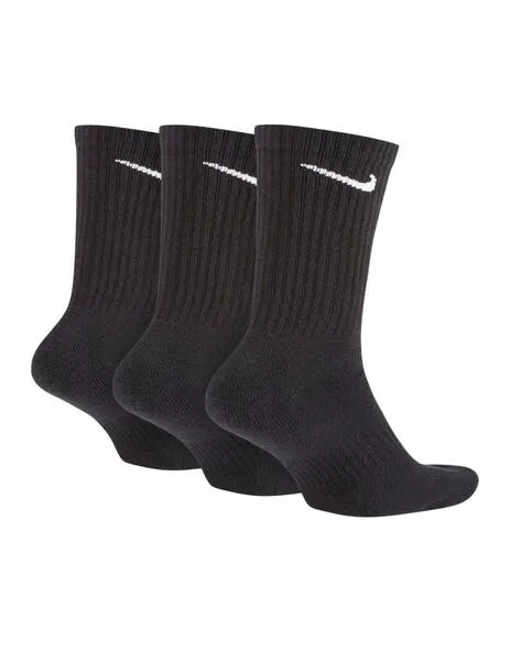 calcetines nike every day cushioner altos negro unisex.