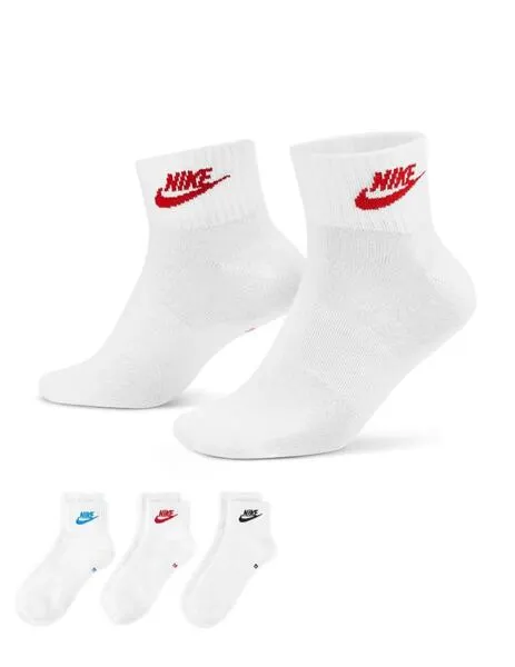 Calcetines nike everyday ess ankle blancos multicolor unisex