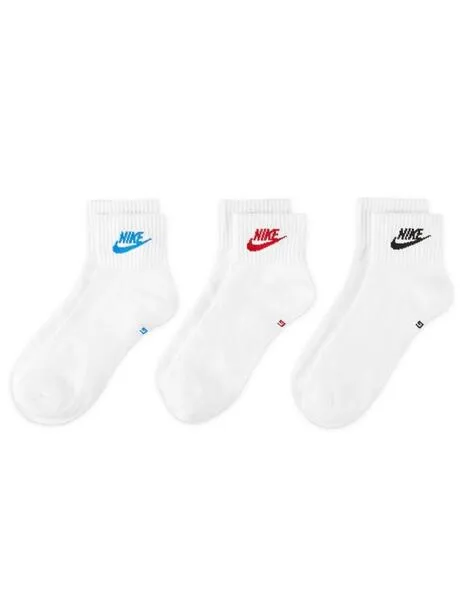 Calcetines nike everyday ess ankle blancos multicolor unisex