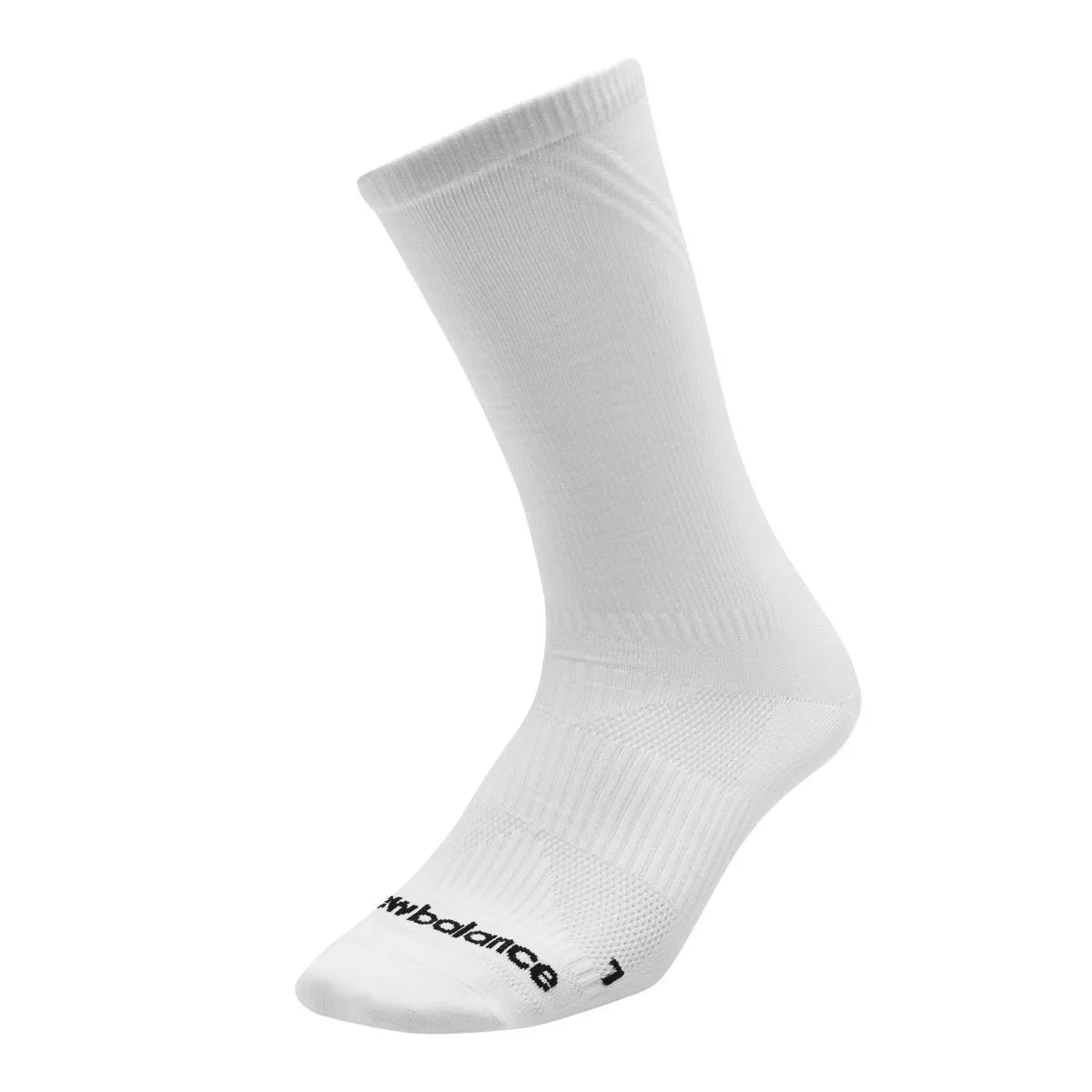 Calcetines Running Unisex New Balance Flat Knit Crew Blanco