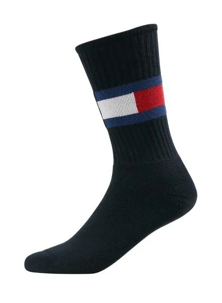 Calcetines Tommy Hilfiger TH Flag Marino Unisex