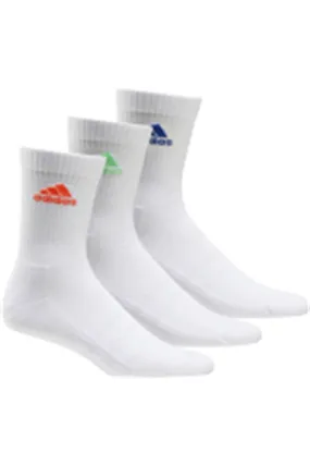 CALCETINES UNISEX ADIDAS CUSH CRW 3PP BLANCO H27749