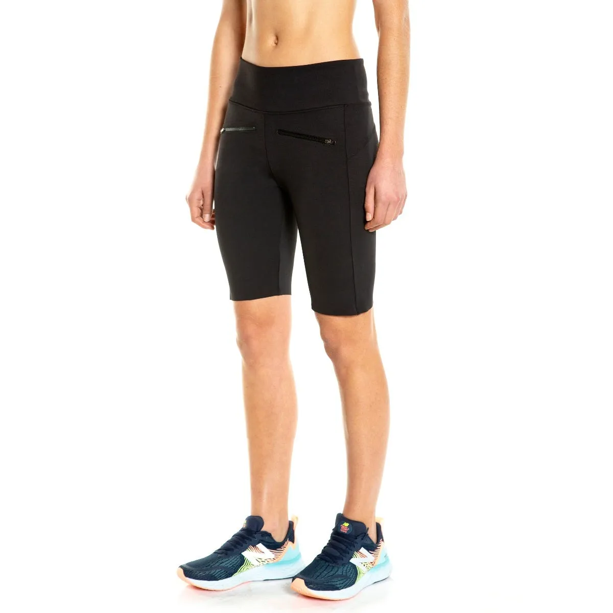 Calza Corta Running Mujer New Balance Bike Negro