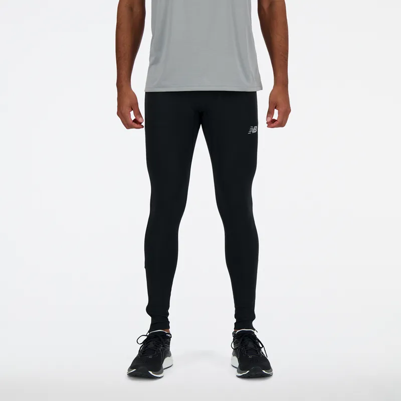 Calza Larga Running Hombre New Balance Sleek Tight Negra