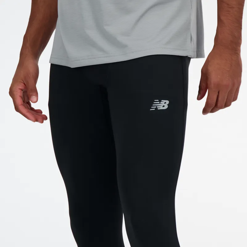 Calza Larga Running Hombre New Balance Sleek Tight Negra