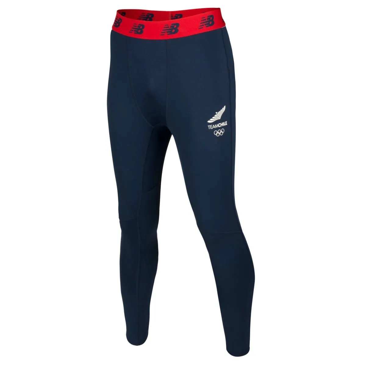 Calza Larga Running Hombre New Balance Team Chile Azul