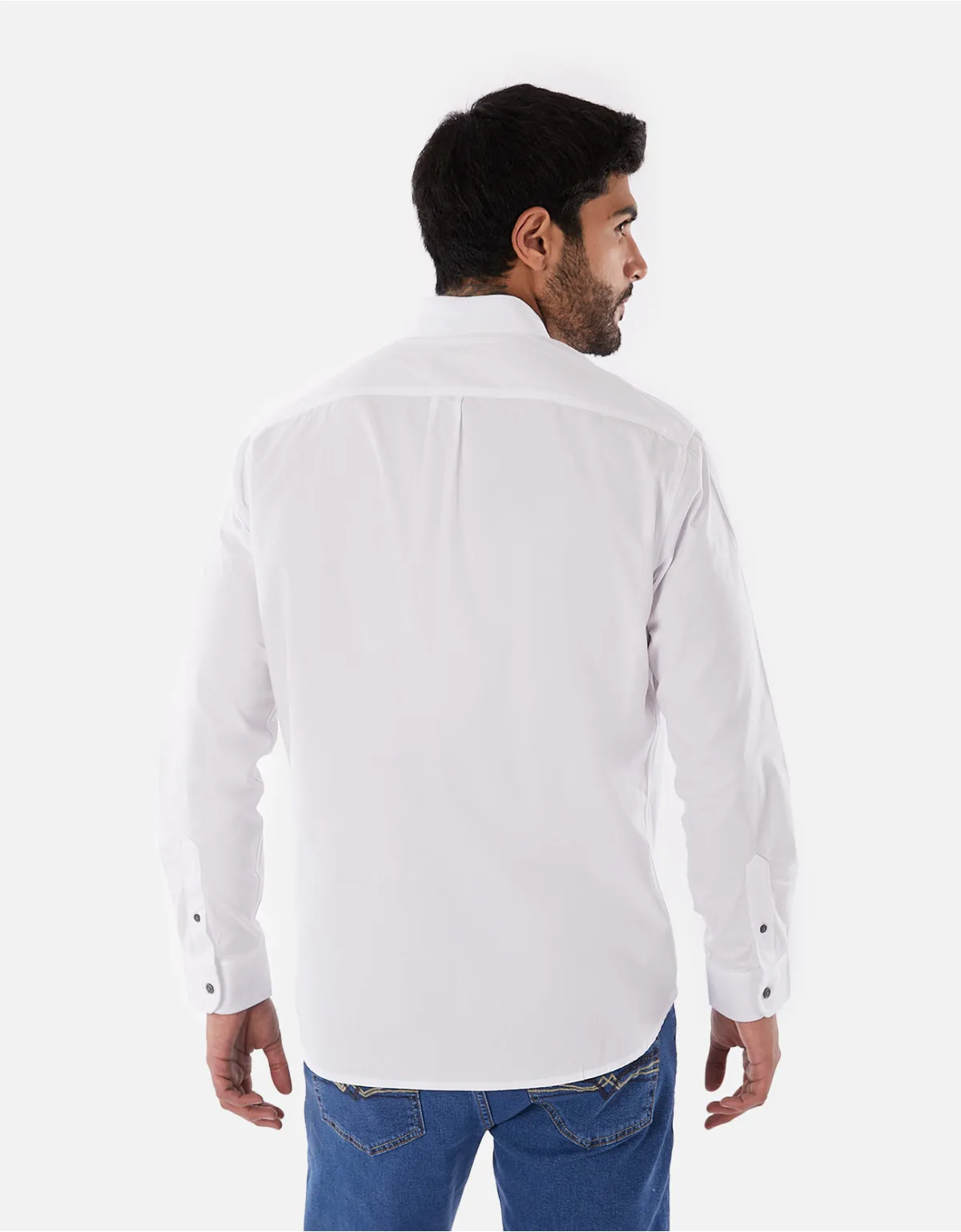 Camisa regular fit blanco