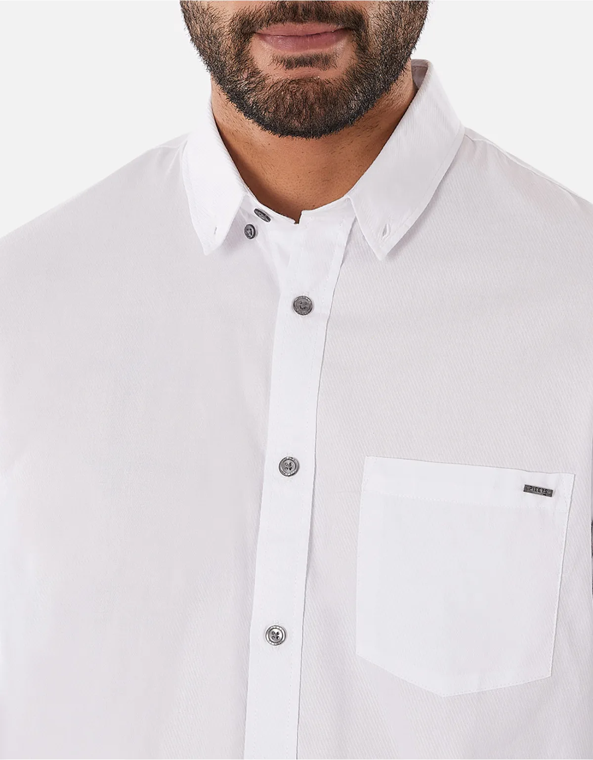 Camisa regular fit blanco