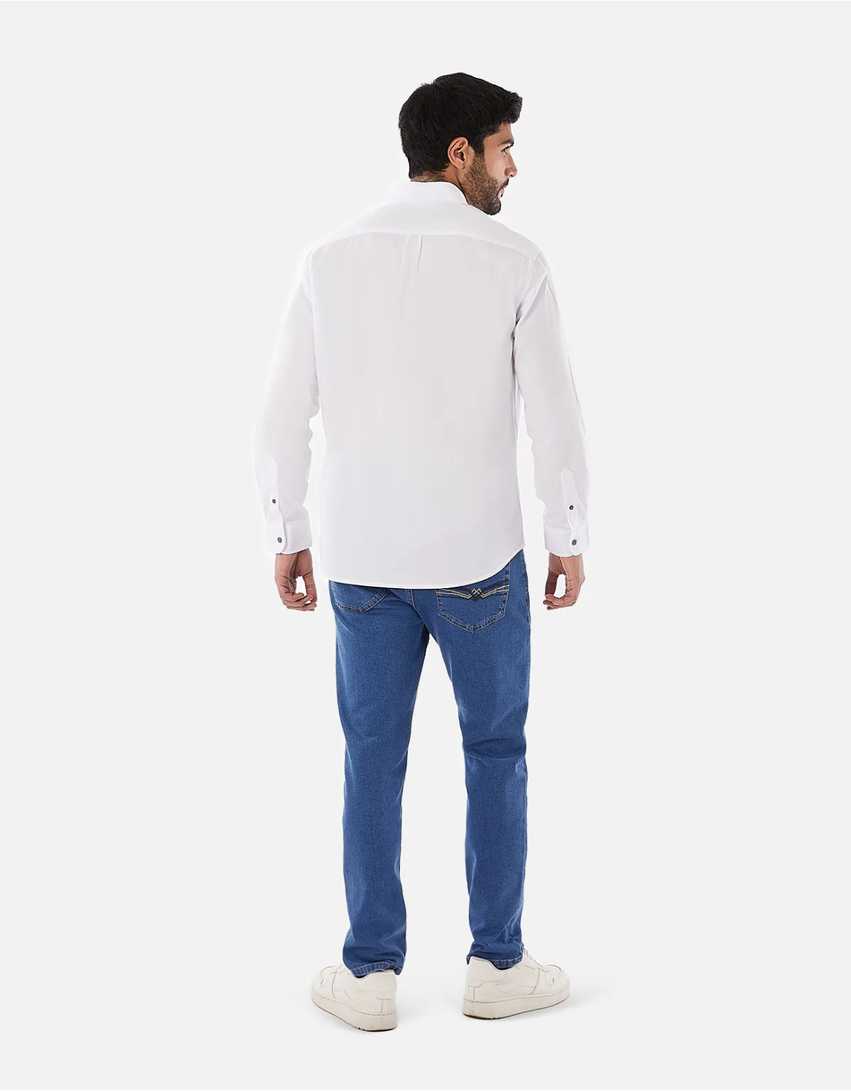 Camisa regular fit blanco