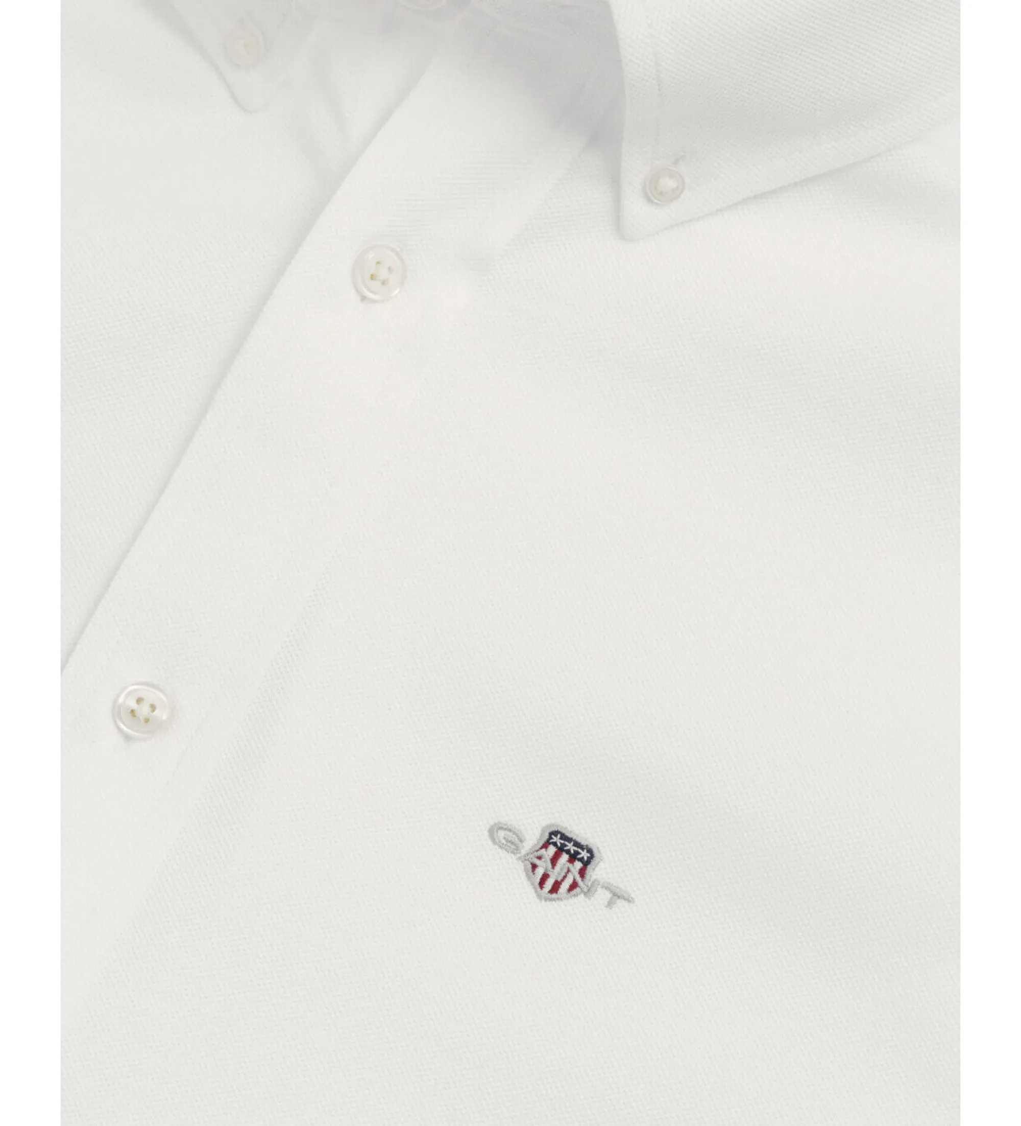 Camisa Regular Fit Piqué blanco