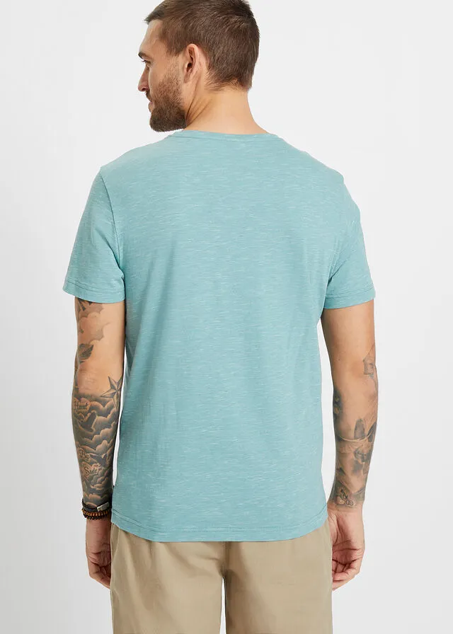 Camiseta azul bondi moteado