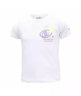 Camiseta Champion Fun Blanco Niña