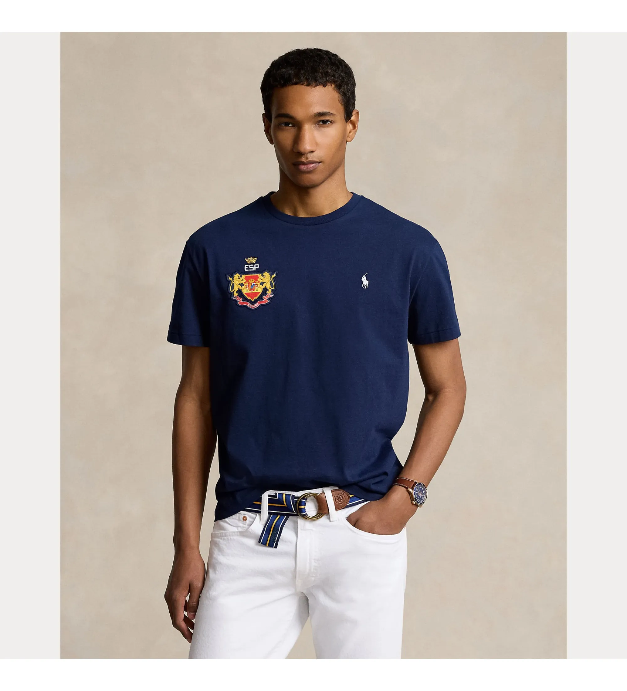 Camiseta Classic Fit Spain marino