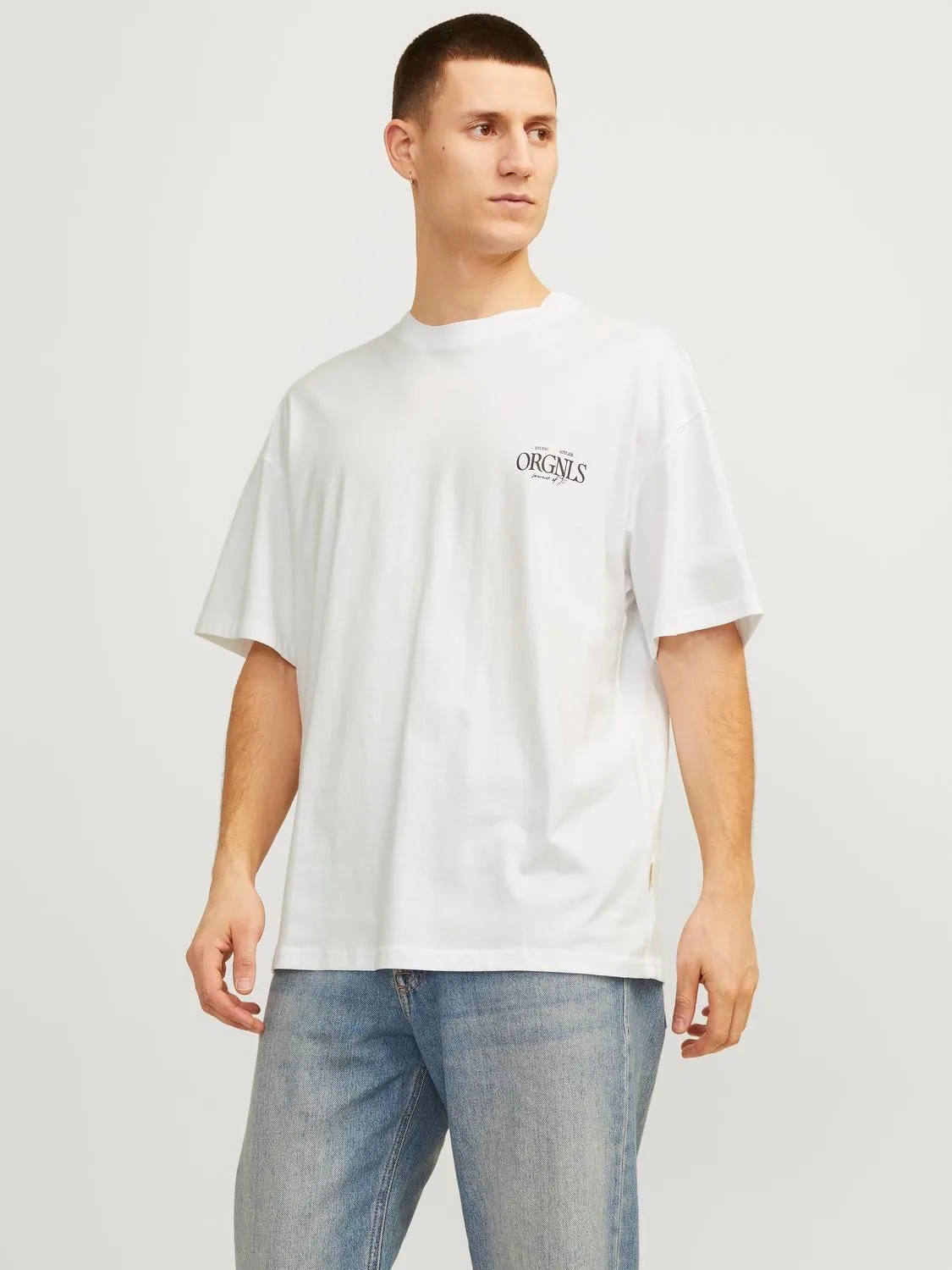 Camiseta Estampado Cuello redondo | Blanco | Jack & Jones®